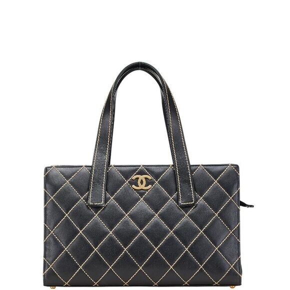 Chanel Matelasse Wild Stitch Leather Handbag - Picture 1 of 6